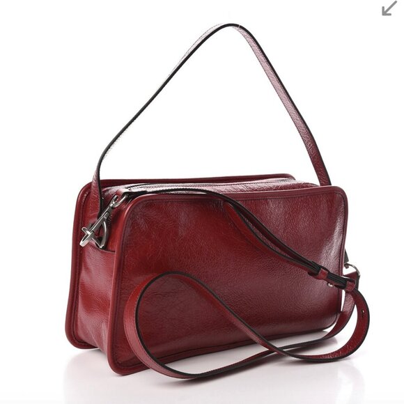 GUCCI MORPHEUS CALFSKIN SHOULDER CROSSBODY BAG BOHOCHIC BURGUNDY VERSATILE - Picture 10 of 16